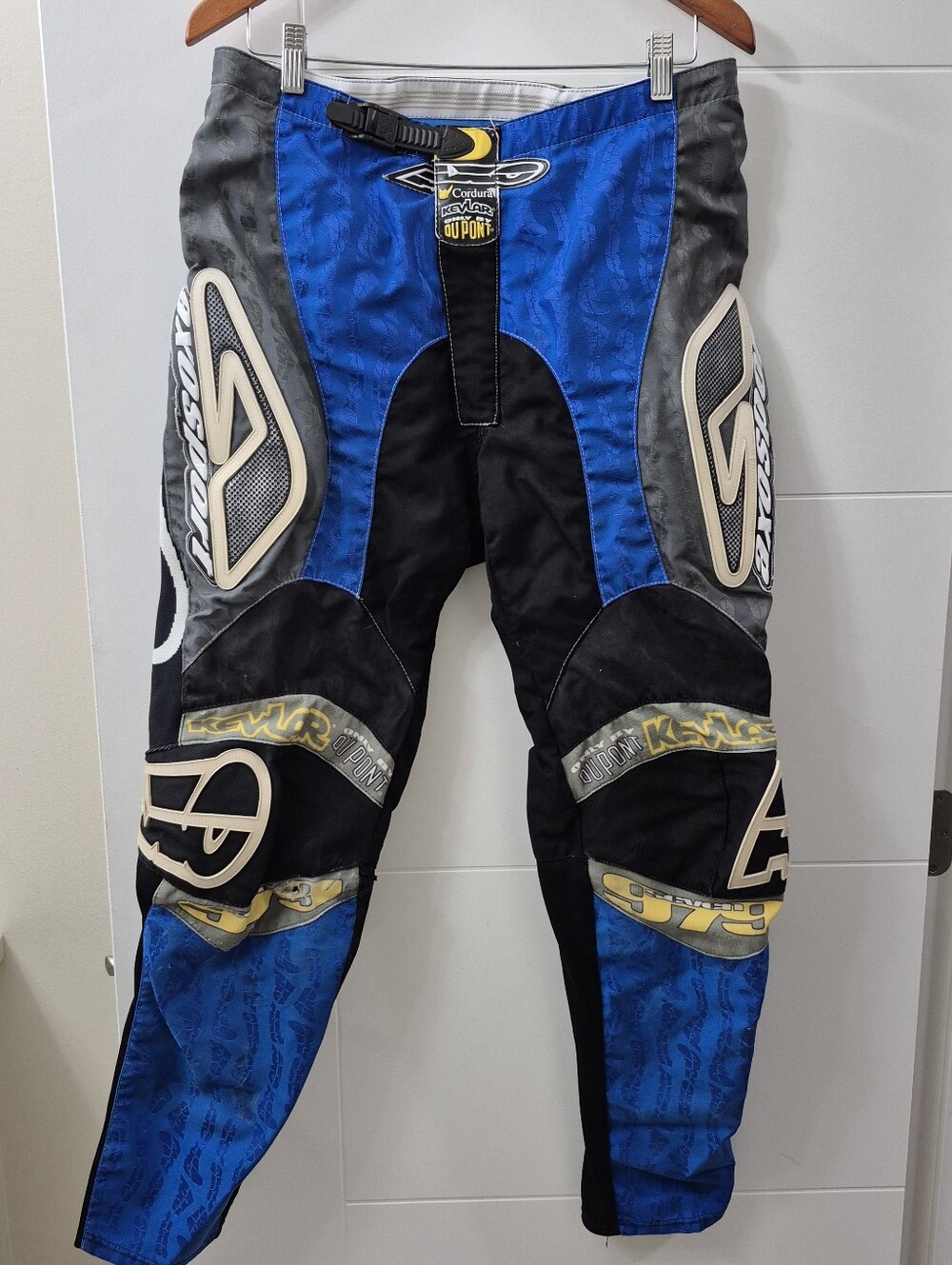 Vintage AXO 989 Streetwear Motocross Pants Made In Italy